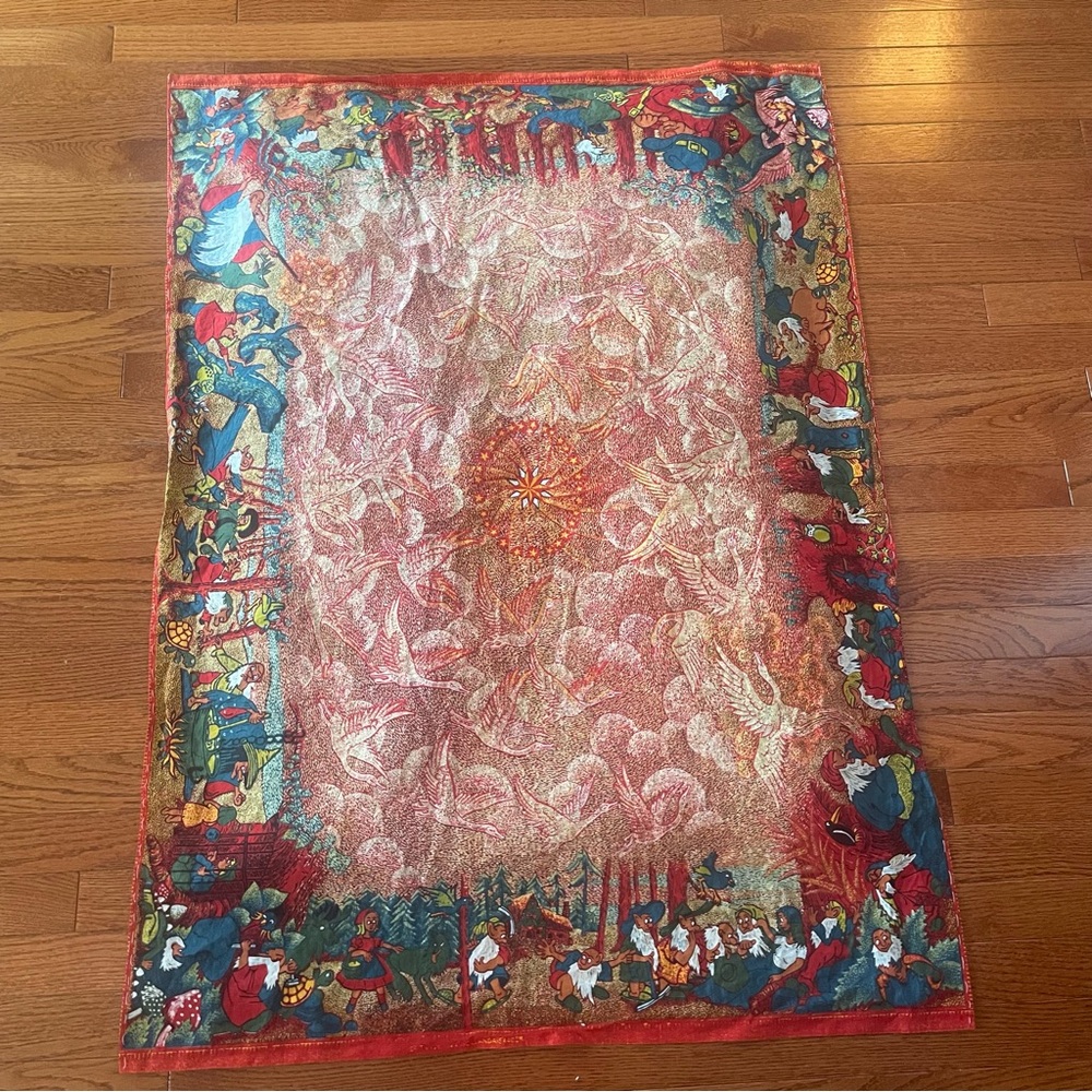 Dutch Java print panel Fairy Stories Fabric 45”x33” - Picture 3 of 7